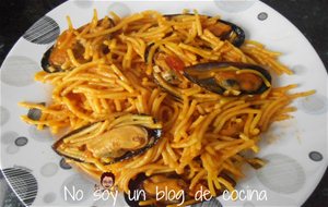 Fideos Con Mejillones
