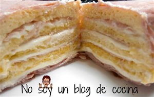 Pastel De Queso Y Jamón
