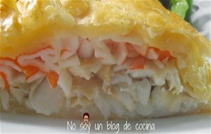 Hojaldre Relleno De Merluza Y Surimi
