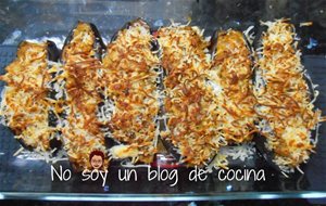 Berenjenas Al Horno Rellenas De Atún
