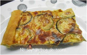 Quiché De Calabacín Y Quesito
