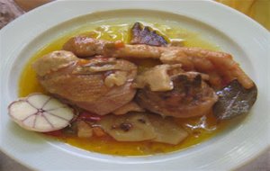 Pollo Guisado De Corral Con Boletus
