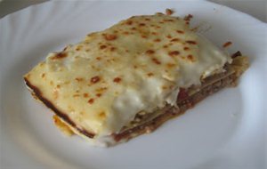 Lasaña Casera De Carne Picada Y Setas
