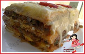 *pastel De Pisto Con Bechamel De Calabacín (termomix Y Tradicional)
