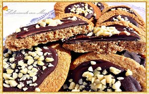 Galletas De Avena Con Manteca De Almendra Y Chocolate
