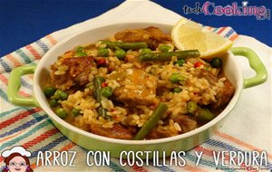 Arroz Con Costillas De Cerdo Y Verduras