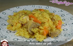 Cómo Hacer Arroz Meloso Con Pollo