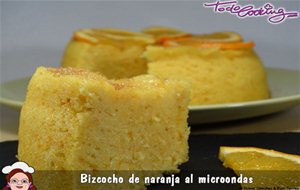 Bizcocho De Naranja Esponjoso En El Microondas