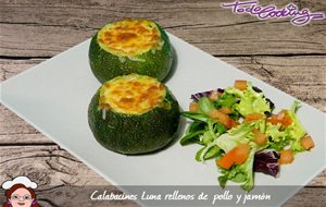 Calabacines Luna Rellenos De Pollo Y Jamón