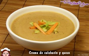 Crema De Calabacines Y Puerros Con Quesitos