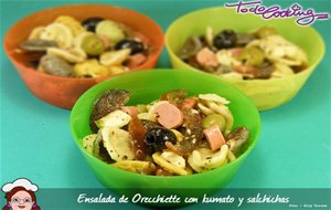 Ensalada De Orecchiette Con Tomate Kumato Y Mozzarella