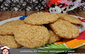 Galletas De Avena, Manzana Y Coco