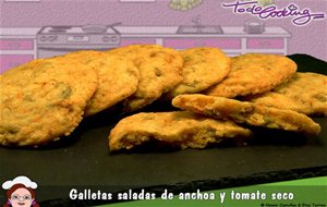 Galletas Saladas De Anchoas Y Tomate Seco