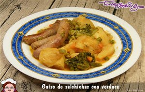 Guiso De Salchichas Con Verduras