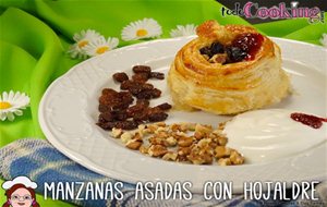 Manzanas Asadas Con Hojaldre