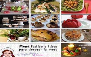 Menú Especial Navidad E Ideas Para Decorar La Mesa