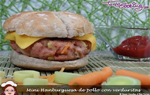 Mini Hamburguesas De Pollo Con Verduritas