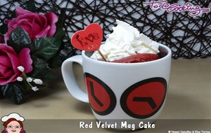 Red Velvet Mug Cake En El Microondas
