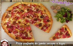 Pizza Crujiente De Jamón Serrano E Higos