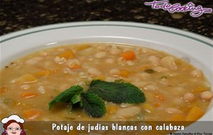 Potaje De Habichuelas Blancas Con Calabaza