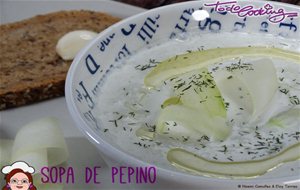 Sopa Fría De Pepino Con Yogur