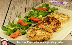 Tortitas Vegetarianas De Patatas Y Setas