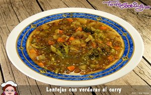 Lentejas Aromáticas Con Verduras Al Curry