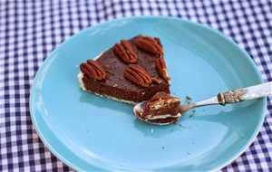 Tartaleta De Nocilla Y Platano Con Nueces Pecan 
