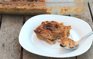 Budín De Pan Integral Con Chocolate Sin Azúcar
