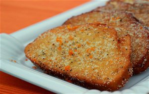 Torrijas De Naranja Con Semillas De Amapola
