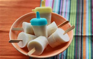 Helados De Piña Y Coco Con Leche Condensada
