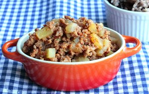 Guiso De Carne Picada Con Patatas
