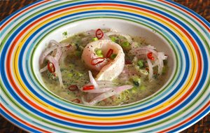 Cebiche Con Guindilla Y Aceite De Oliva
