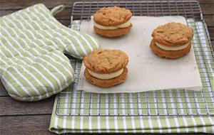 Whoopies De Maíz O Elote Con Crema De Mascarpone
