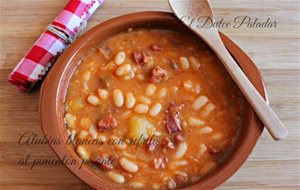 Alubias Blancas Con Refrito Al Pimentón Picante
