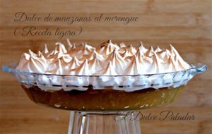 Dulce De Manzana Al Merengue ( Receta Ligera)
