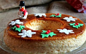 Rosca De Flan Y Galletas De Mantequilla
