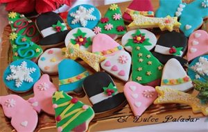 Galletas De Navidad Decoradas En Fondant
