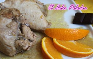 Pollo A La Naranja Con Chocolate
