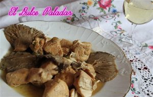 Pechuga De Pollo Estofada Con Níscalos
