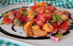 Salpicón De Mejillones A La Crema De Módena
