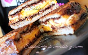 Sandwichón De Chocolate Y Crema En Fussioncook
