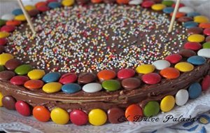 Tarta De Obleas Y Lacasitos
