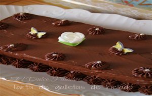 Tarta De Chocolate Con Galletas De Helado
