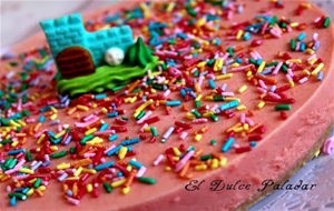 Tarta De Nubes Rosas ( Malvaviscos)
