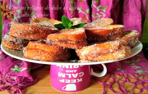 Torrijas Rellenas De Dulce De Leche
