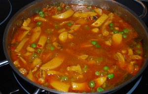 Patatas Guisadas Con Chocos De Huelva