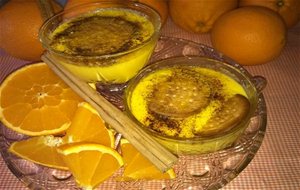 Natillas De Huevo Y Naranja