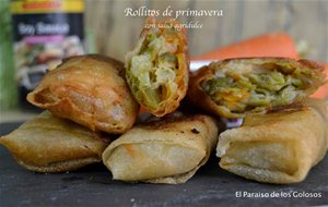 Rollitos De Primavera Con Salsa Agridulce
