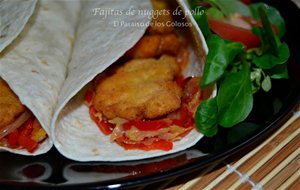 Fajitas De Nuggets De Pollo
